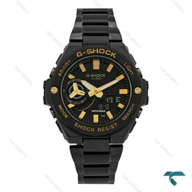 ساعت جی شاک GST-B500 فلزی مشکی ایندکس طلایی Gshock-7266-G