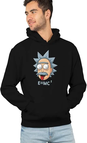 هودی طرح ریک و مورتی | E = MC2 Einstein funny T-Shirts کد 259775