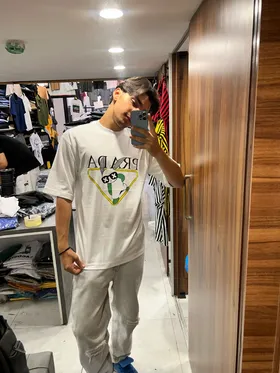 تیشرت لش PRADA سفید