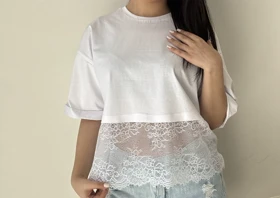 کراپ دانتلی سفید هیمه استایلیش