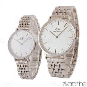 ست ساعت دنیل ولینگتون سلیور صفحه سفید 104891