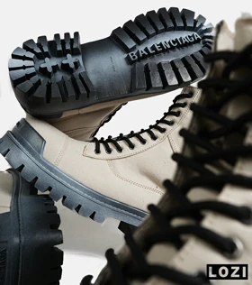 بوت مردانه کرم شیری BALENCIAGA