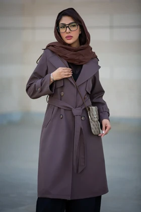 بارانی سوپر سانتانا ژیله دار بلند