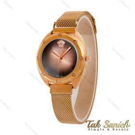 ساعت ورساچه زنانه حصیری رزگلد Versace-5337-L