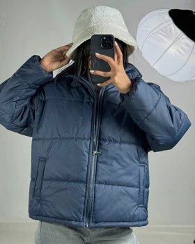 کاپشن یقه ایستاده کد 130078