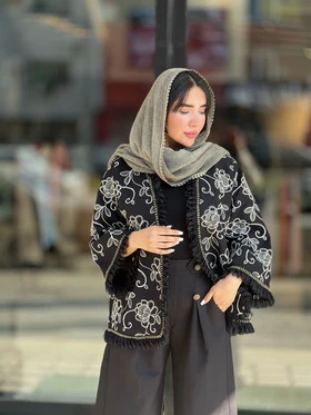 مانتو گلدوزی شده کد 772