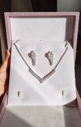 نیمست جواهری ظریف مدل گندم S42