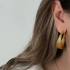 گوشواره زنانه حلقه‌ای کد 888