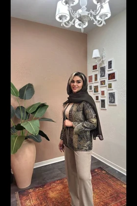 کت ژاکاردکوک دوزی