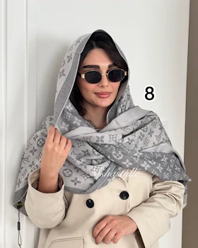 شال کشمیر دو رو ال وی وارداتی