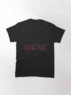 تیشرت گروه موسیقی MANESKIN | تیشرت منسکین طرح Mneskin Metallic Logo کد 157909