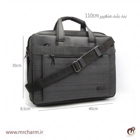کیف لپ تاپ طوسی mrc121-04