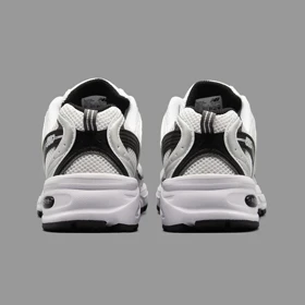 نیوبالانس 530 سفید نقره ای مشکی New Balance 530 White Silver Metallic Black