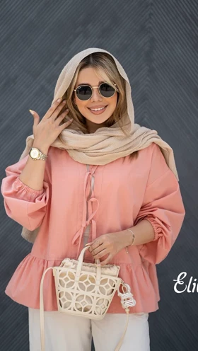 شومیز پاپیونی لارا