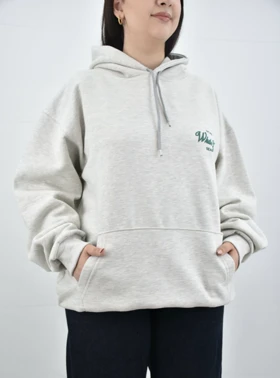 هودی سه نخ داخل کرکی یونیسکس ضخیم white