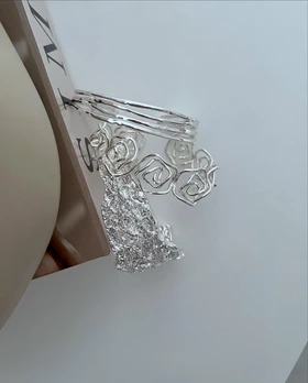 انگشتر آبکاری نقره