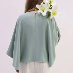 شومیز زنانه آستین کیمونو لینن بیانکا (Bianca) سین استایل