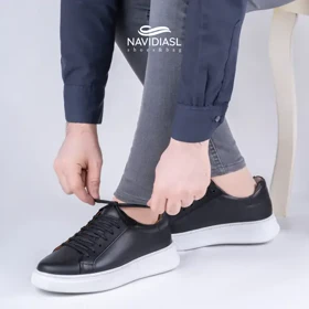 کفش مردانه چرم اسپرت طبی ونس کد6014011