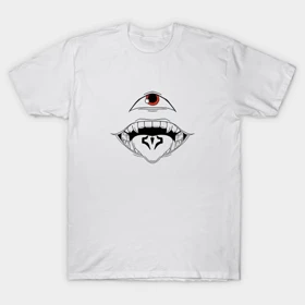 تیشرت جوجوتسو کایسن طرح چشم eye کد 80967