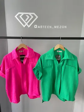پیراهن جلو بسته(zara)