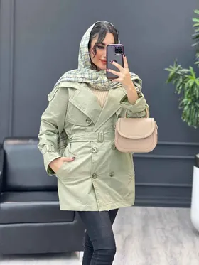 بارانی شش دکمه پشت پاگن