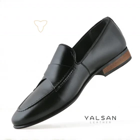 کفش کالج مردانه چرم یلسان مدل بیلدر کد 507-GN