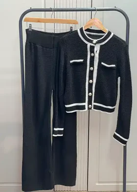 کت شلوار بافت شنل