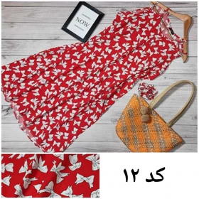 پیراهن ساحلی دوبند مروارید کد 20115