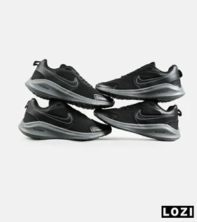 کفش کتانی مردانه و زنانه مشکی طوسی نایک NIKE PEGASUS V10