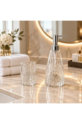 سرویس حمام English Home مدل Sasha - نقره‌ای