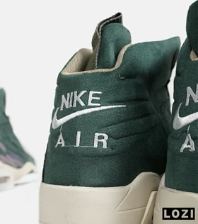 کفش کتانی ساق‌دار مردانه سبز یشمی Nike air jordan 5 v02