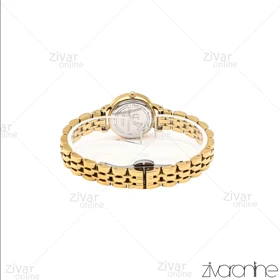 ساعت دنیل ولینگتون زنانه طلایی صفحه سفید خطی اسمال 106309