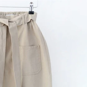 شلوار لینن کمربند دار کد 103