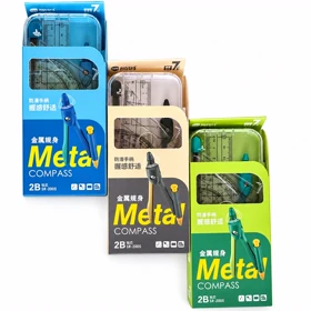 ست پرگار متال Metal کد 2005 مجموعه 7 عددی