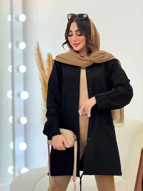مانتو چهار جیب پایین بندی