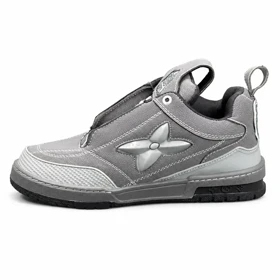 کفش کتانی مردانه مدل ونس لوی ویتون طوسی Vans Louis Vuitton