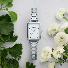 ساعت کاسیو مستطیلی LTP-V009D-7EU سیلور زنانه Casio-10333-L