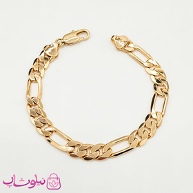 دستبند زنانه مردانه ژوپینگ طرح فیگارو طلایی