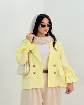 کت چهاردکمه فیروزه(2)کد:5558