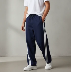 شلوار استریت نوار دوزی پارچه دورس