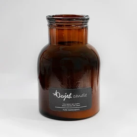 شمع دوژه طرح شیشه ای