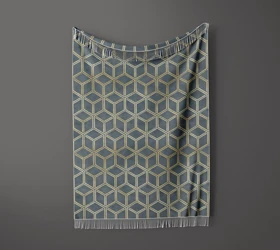 شال مبل ریش دار sofa shawl 91