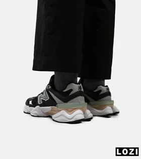 کفش کتانی مردانه و زنانه مشکی طوسی NEW BALANCE 9060
