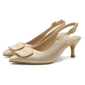 کفش مجلسی زنانه پاشنه‌دار 5 سانت مدل 400921 _ sandal valentino