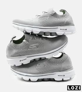 کفش کتانی بزرگ پا طوسی اسکیچرز SKECHERS