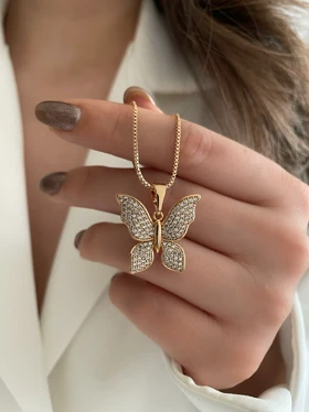گردنبند پروانه ژوپینگ