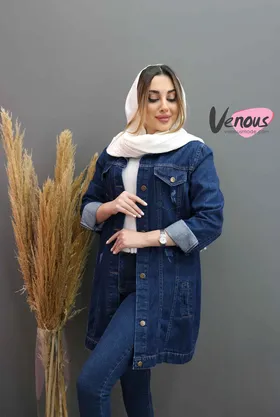 کت جین آبی کاربنی بهاره