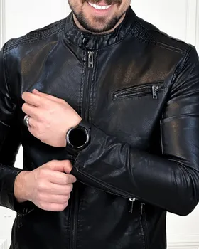کاپشن چرم کد 2318
