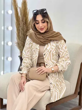 شومیز طرح دار کاملیا