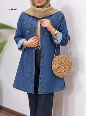 مانتو جین کاغذی ندا